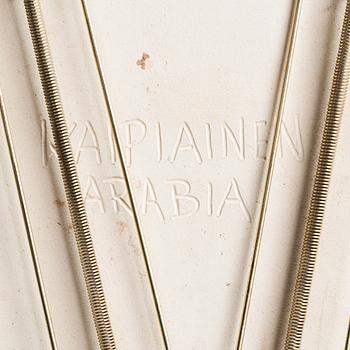 Birger Kaipiainen, a stoneware decorative plate signed Kaipiainen Arabia.