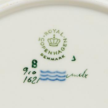 A 71-piece porcelain 'Frijsenborg' dinnerware set, Royal Copenhagen, Denmark.