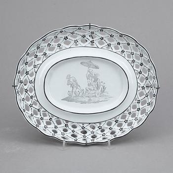 GALLERFAT, fajans, Marieberg, 1700-talets andra hälft.