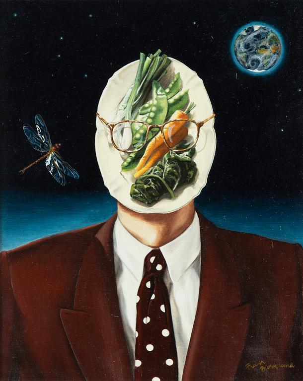Frank Björklund, oil on canvas, signed.
