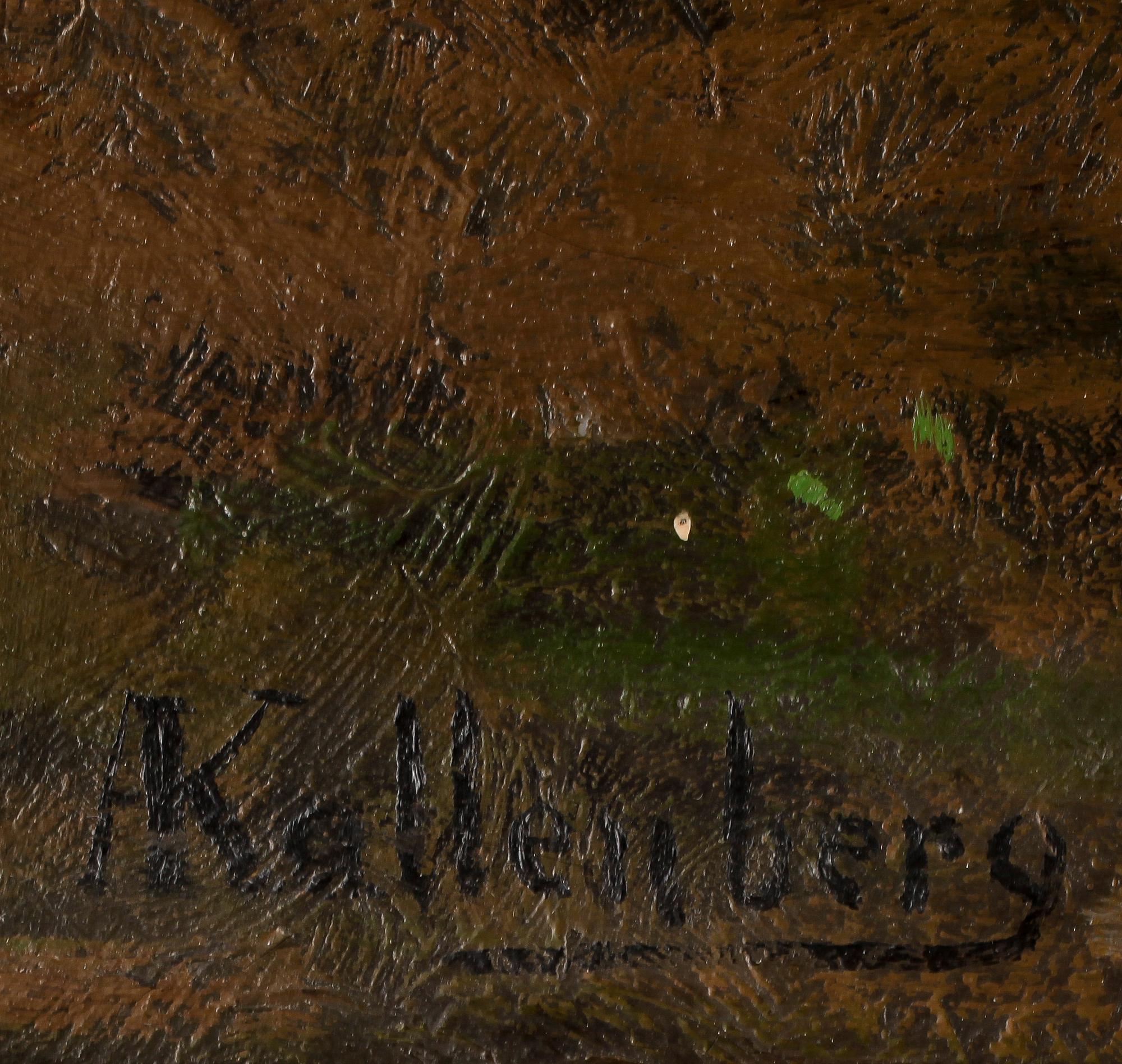 ANDERS KALLENBERG, olja på duk, signerad.