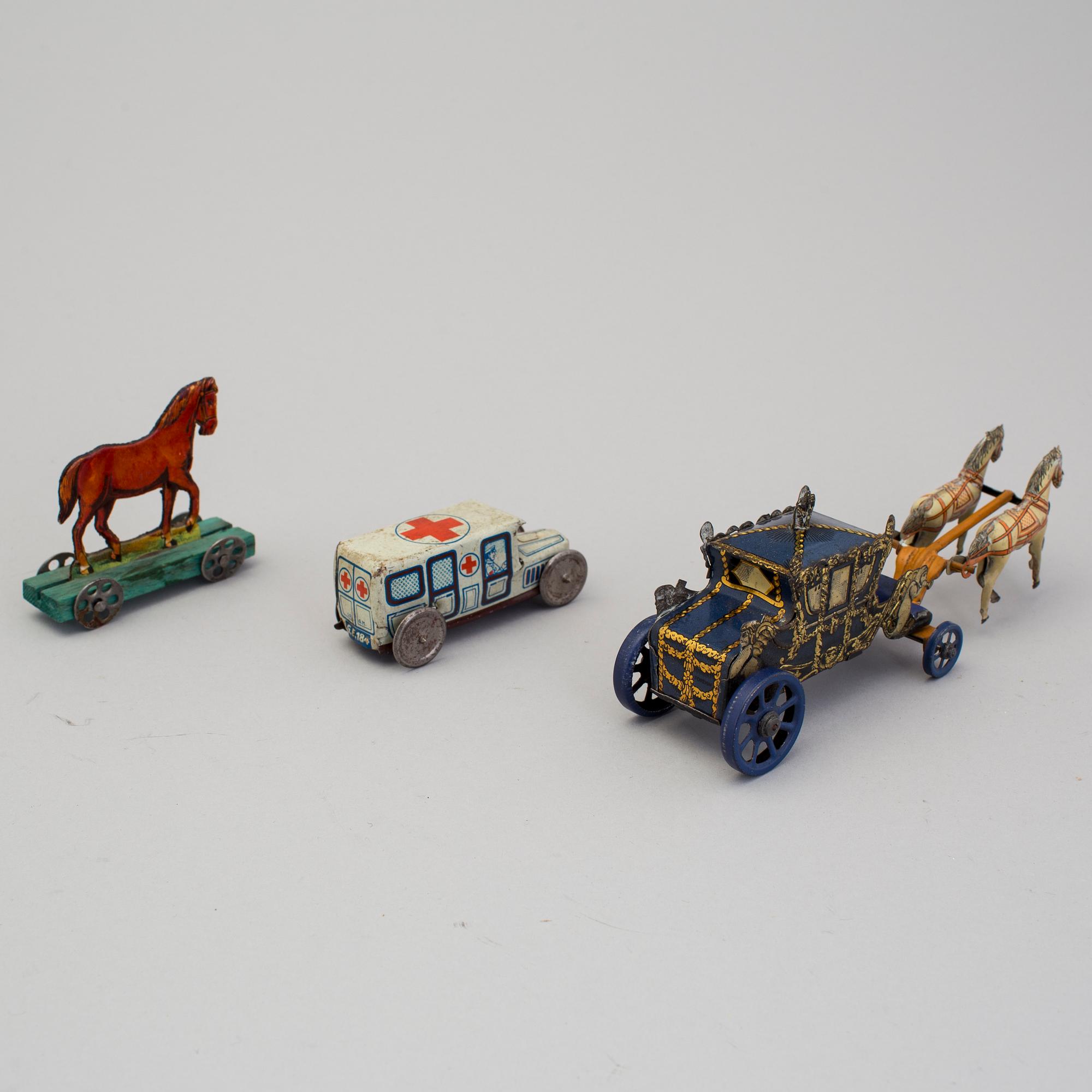 PENNY TOYS, 9 stycken, bland annat Tyskland, 1910/20-tal.