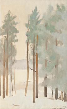 546. Eero Nelimarkka, FOREST IN WINTER.