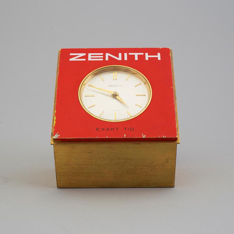 A 1970s ZENITH, "Exakt Tid", s.c, Exact Time", mantle clock.