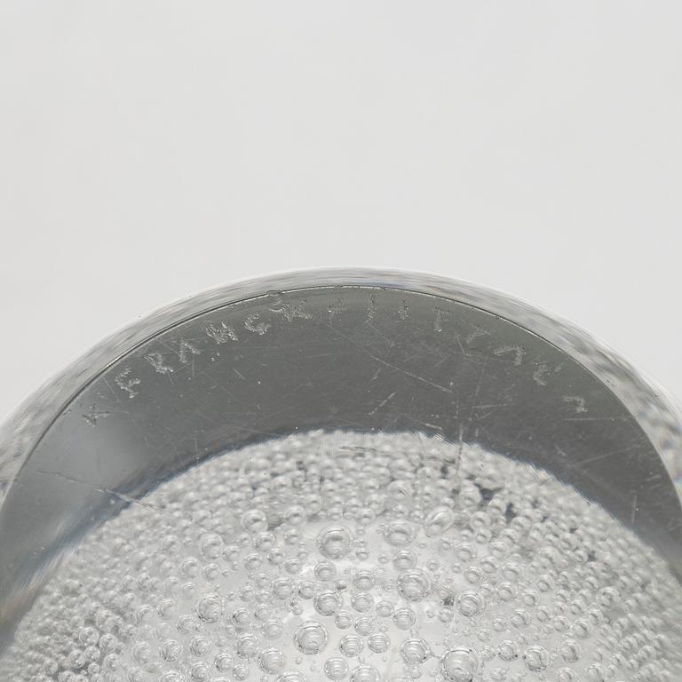 Kaj Franck, lasiesineitä, 3 kpl, Nuutajärvi ja Iittala, 1900-luvun puoliväli.