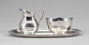 PARTI SILVER, 3 delar, 1900-talets första hälft / mitt. Vikt ca 291 g.