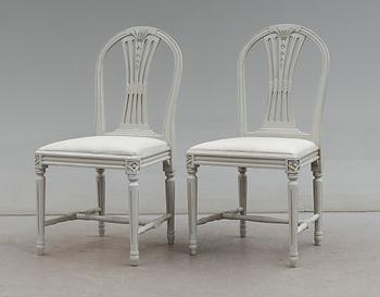 STOLAR, 12 st, gustaviansk stil, 1900-talets andra hälft.