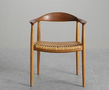 A Hans J Wegner 'The Chair', for Johannes Hansen, Denmark 1950's-60's.