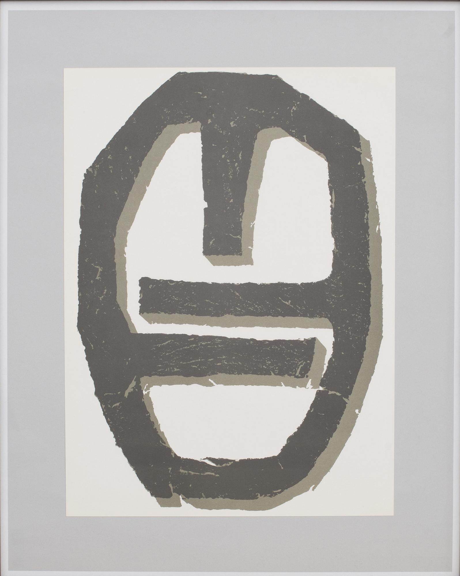RAOUL UBAC, originalfärglitografi, 1982.