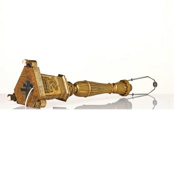 A Russian Empire ormolu lamp, ca 1830's.
