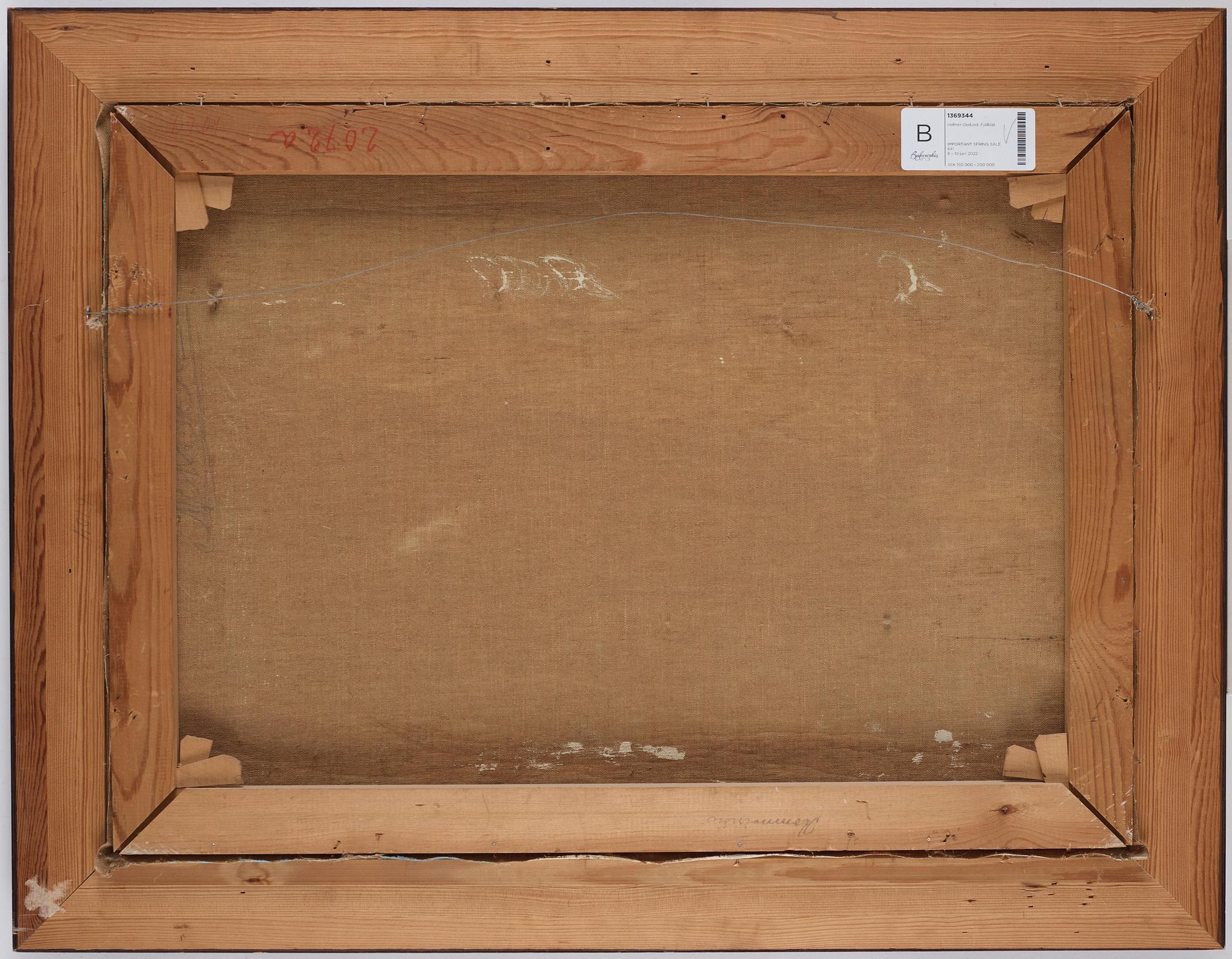 Helmer Osslund, Mountains in wintertime.