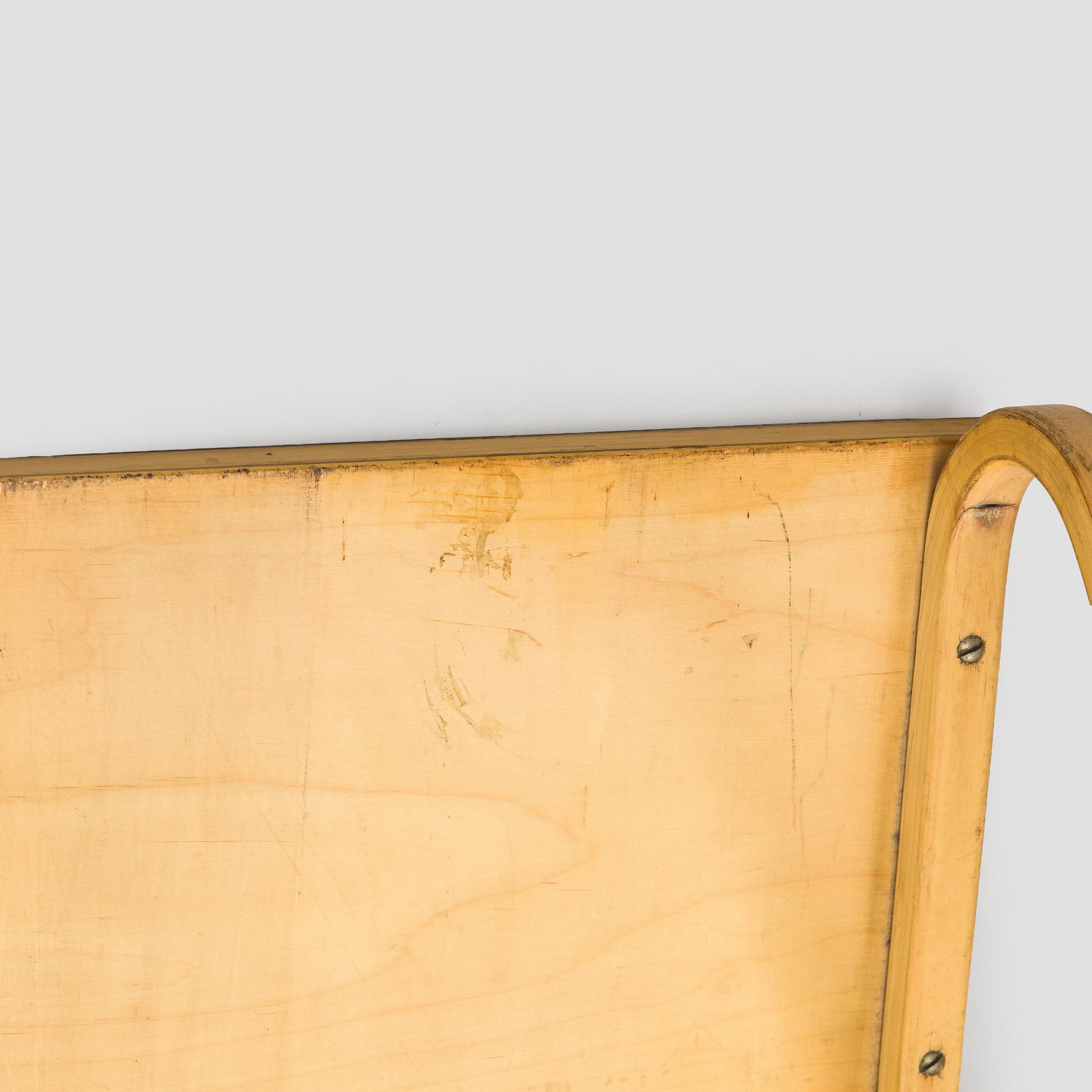 Alvar Aalto, two '112B' shelves, Artek, late 20th century.