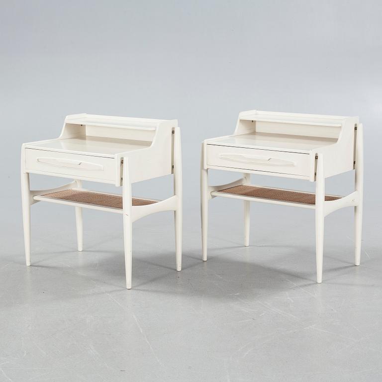 A pair of bed side tables from the 1960s.