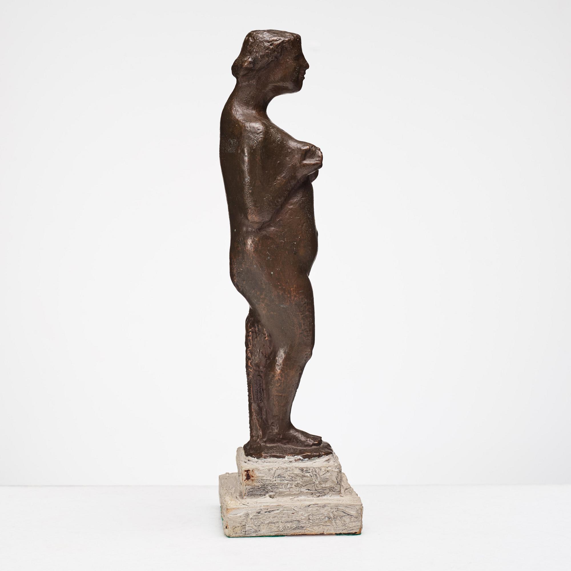 BROR MARKLUND, bronze sculpture, signed Bror Marklund, numbered 8/85, dated 1945.