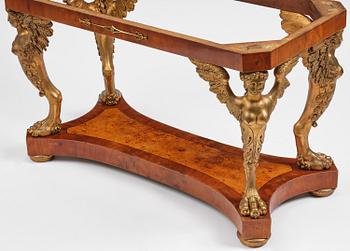 A presumably Austrian Empire centre table, early 19th century.
