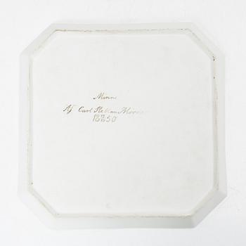 Coffee service, 6 pieces, porcelain, tête à tête, Empire, first half of the 19th century.