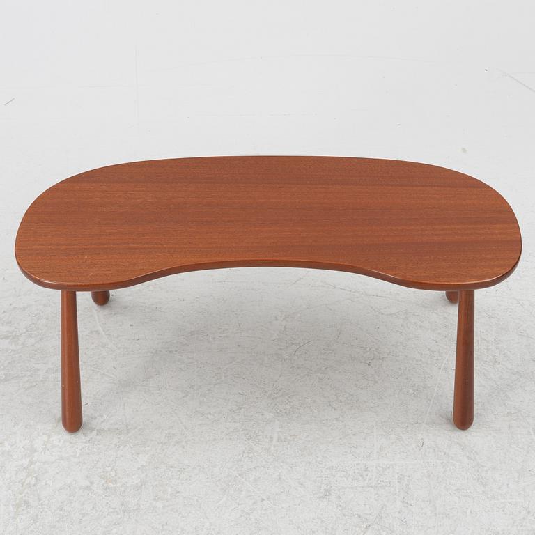 Josef Frank, a model B1034 mahogany 'Mjölkpallen' stool, Firma Svenskt Tenn, Sweden, post 1985.