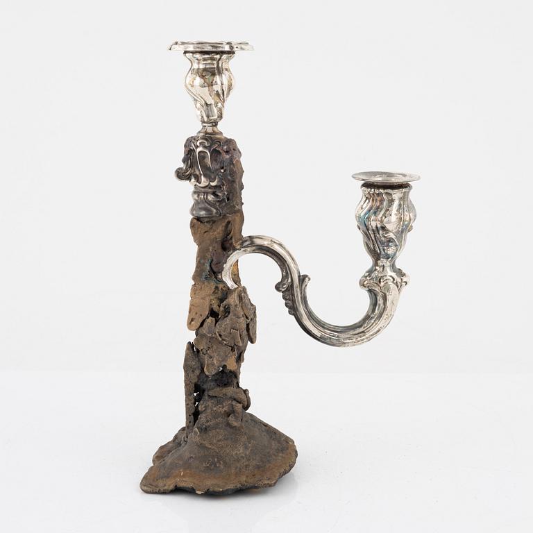 Olle Olls, a candelabra/light object, 2021.
