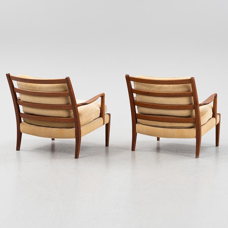 Arne Norell, a pair of 'Löven' lounge chairs from Norell Möbler.