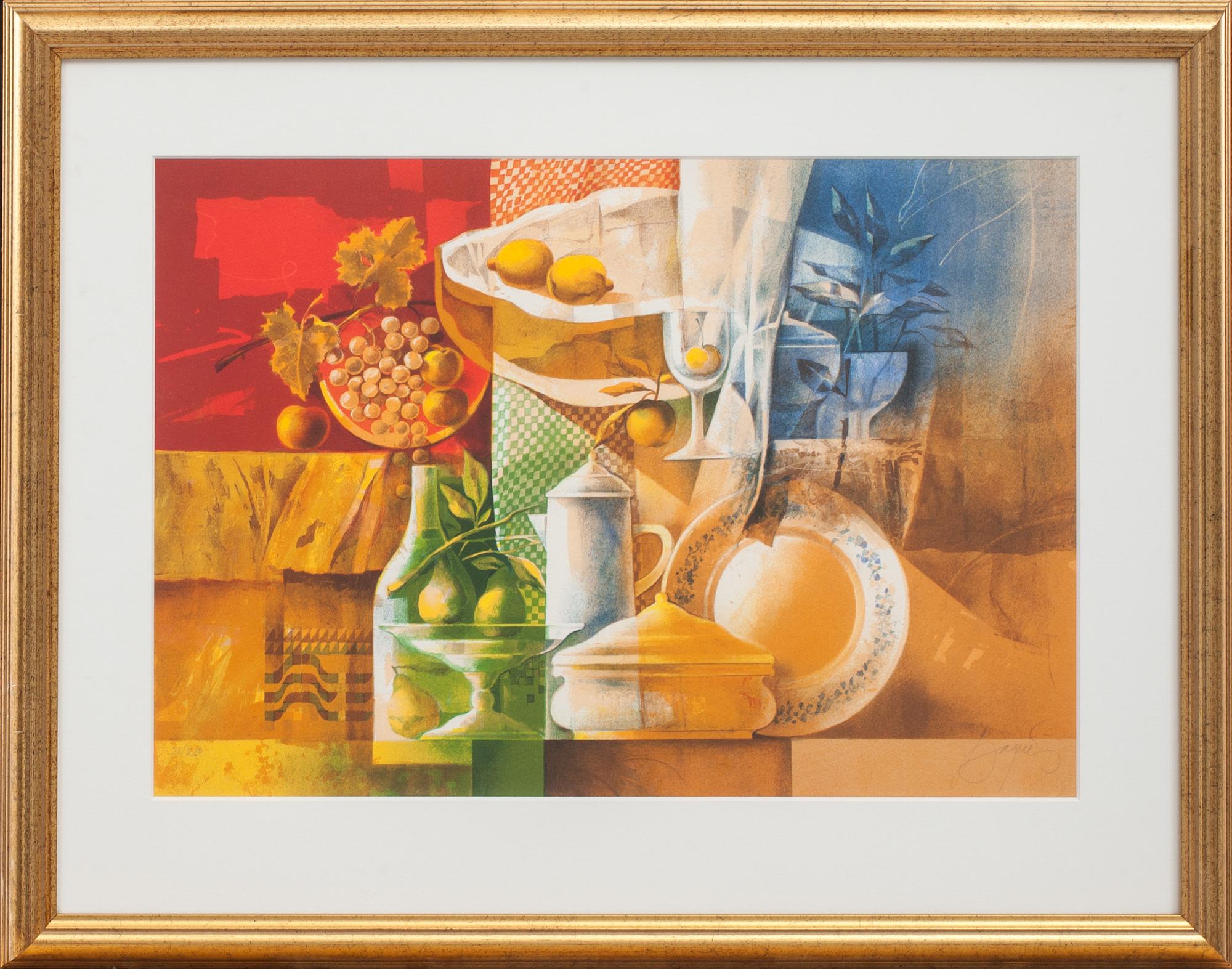 JOSEP BAQUÉS, färglitografi, signerad och numrerad 21/250.