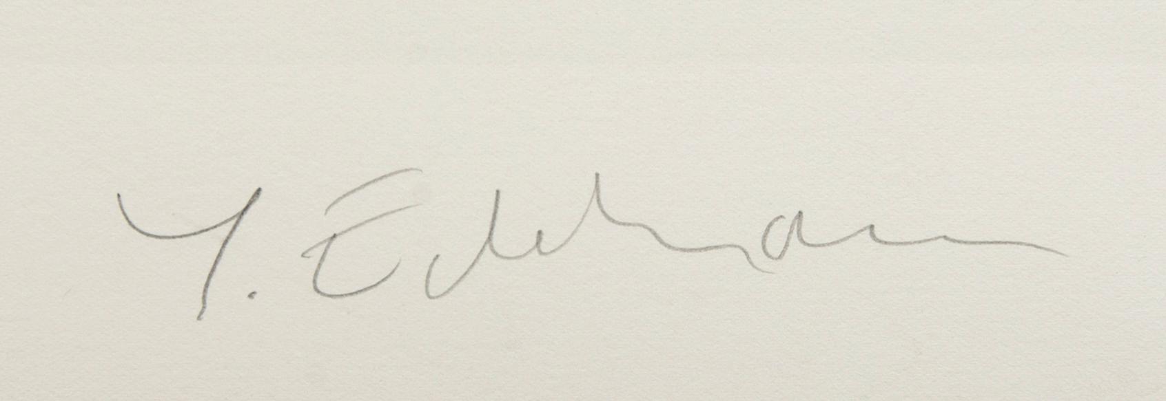 Yrjö Edelmann, färglitografi, signerad, HC-upplaga.
