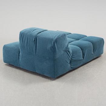 A twp sectioned "Tufty time" sofa by Patricia Urquliola for B&b Italia.