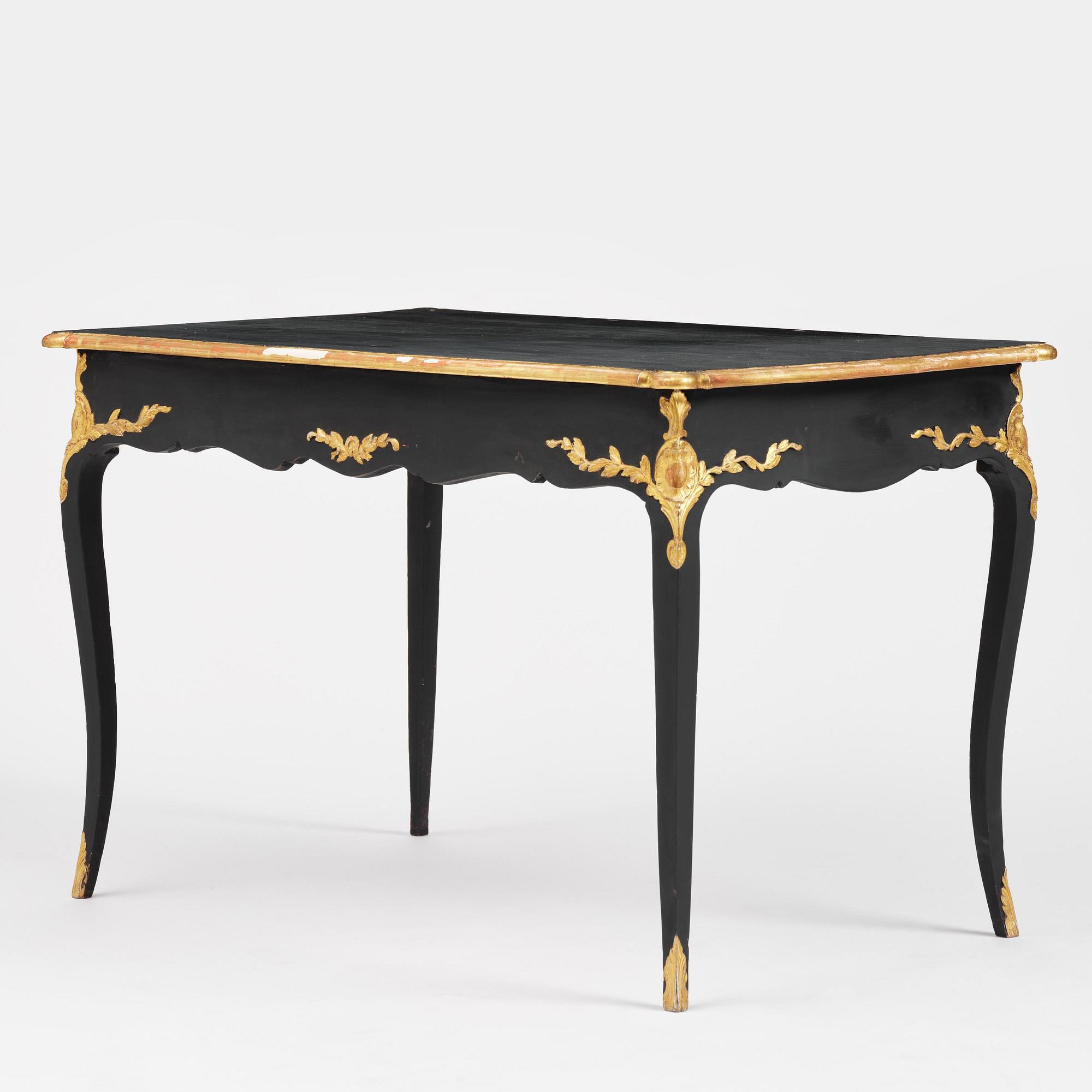 A Swedish rococo desk by C. W. Hein (master in Stockholm 1755-83).