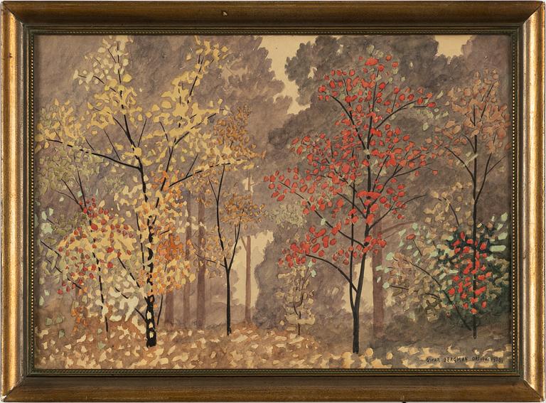 Oskar Bergman, Autumn Forest.