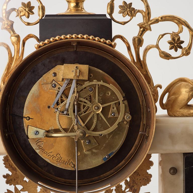 A Louis XVI 18th century mantel clock.