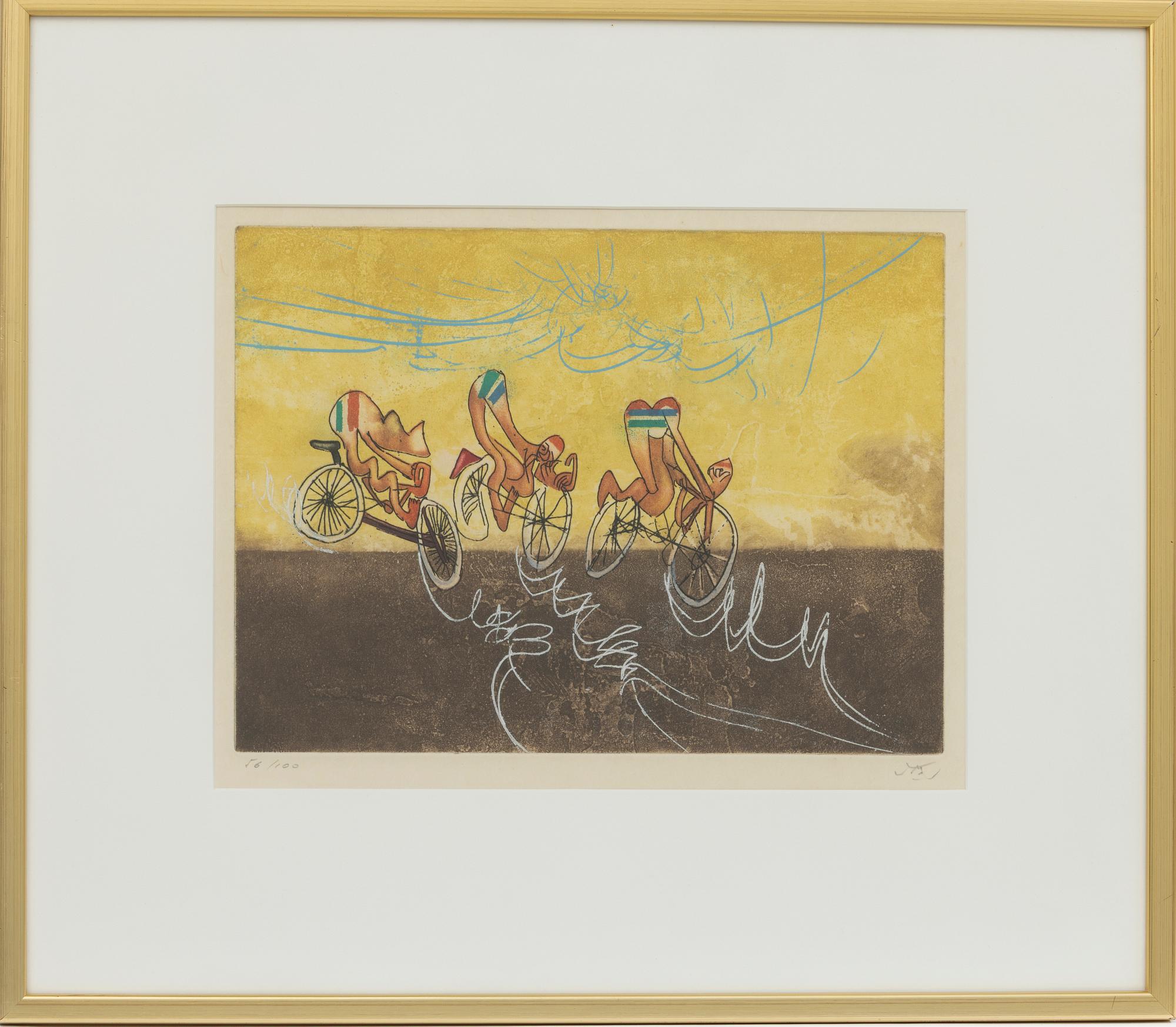 Roberto Matta, "Les Cyclistes".