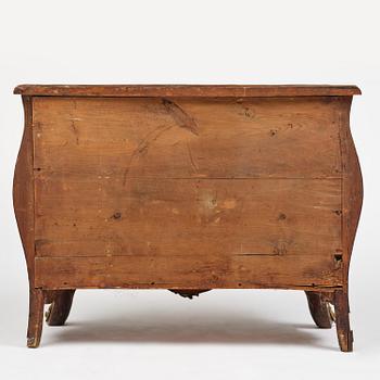 A Swedish rococo parquetry commode attributed to J. Sjölin (master in Köping and Kungsör 1767-85).