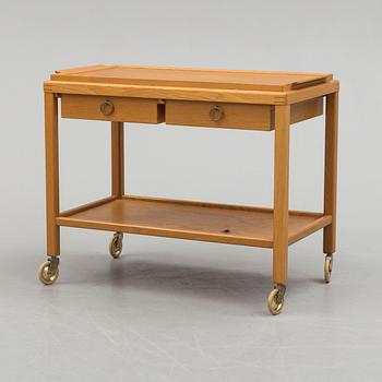 a late 20th century serving trolley.