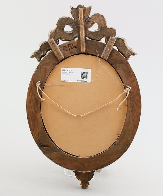 SPEGELLAMPETT, märkt O.F.S, 1800-tal.