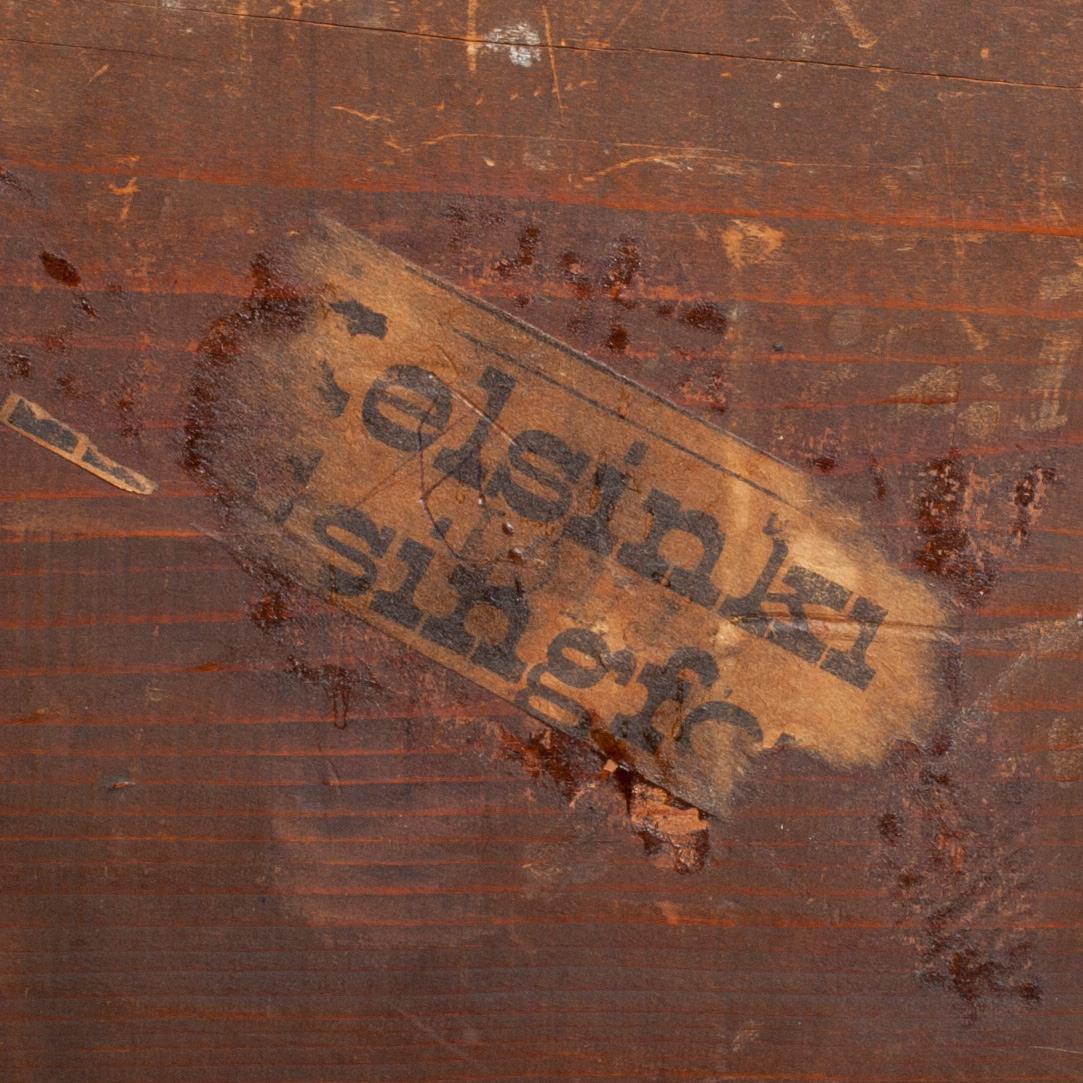 POTTSKÅP, gustaviansk 1700/1800-tal, betsad björk, möjligen Finland.