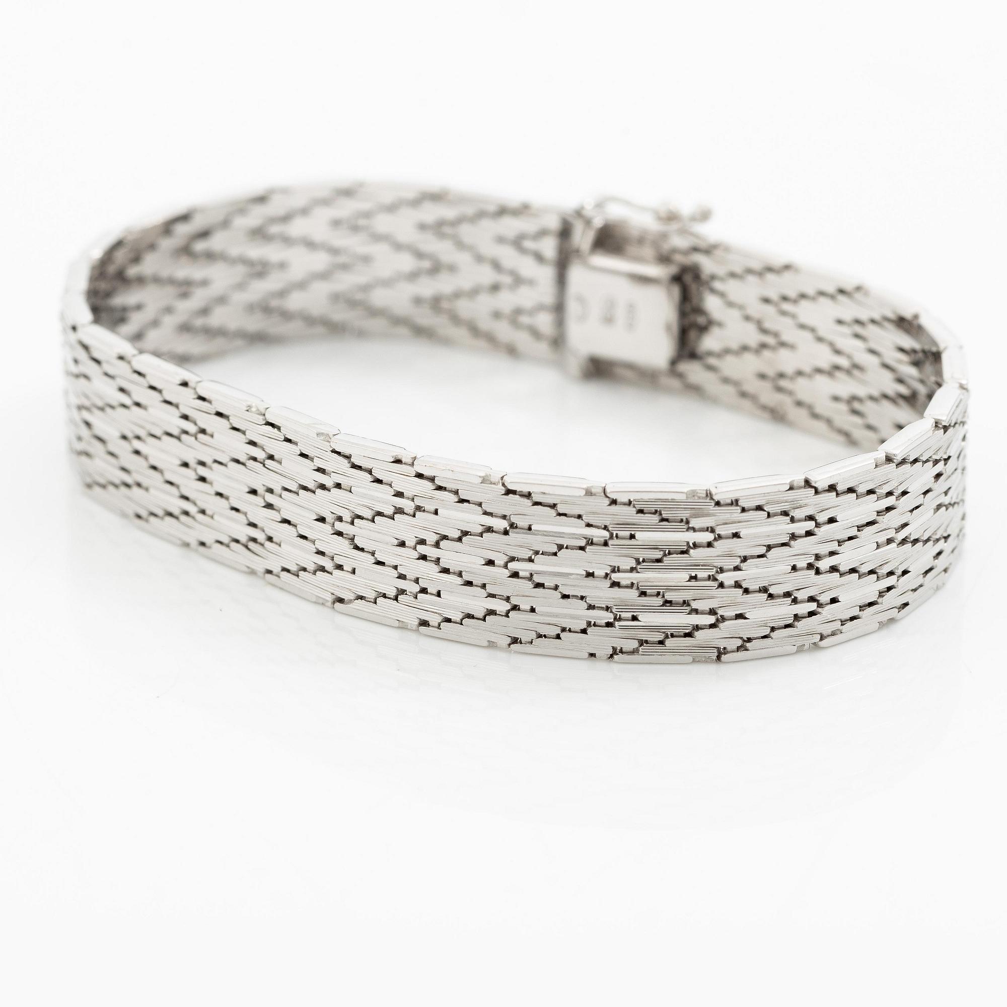 Armband 18K vitguld.