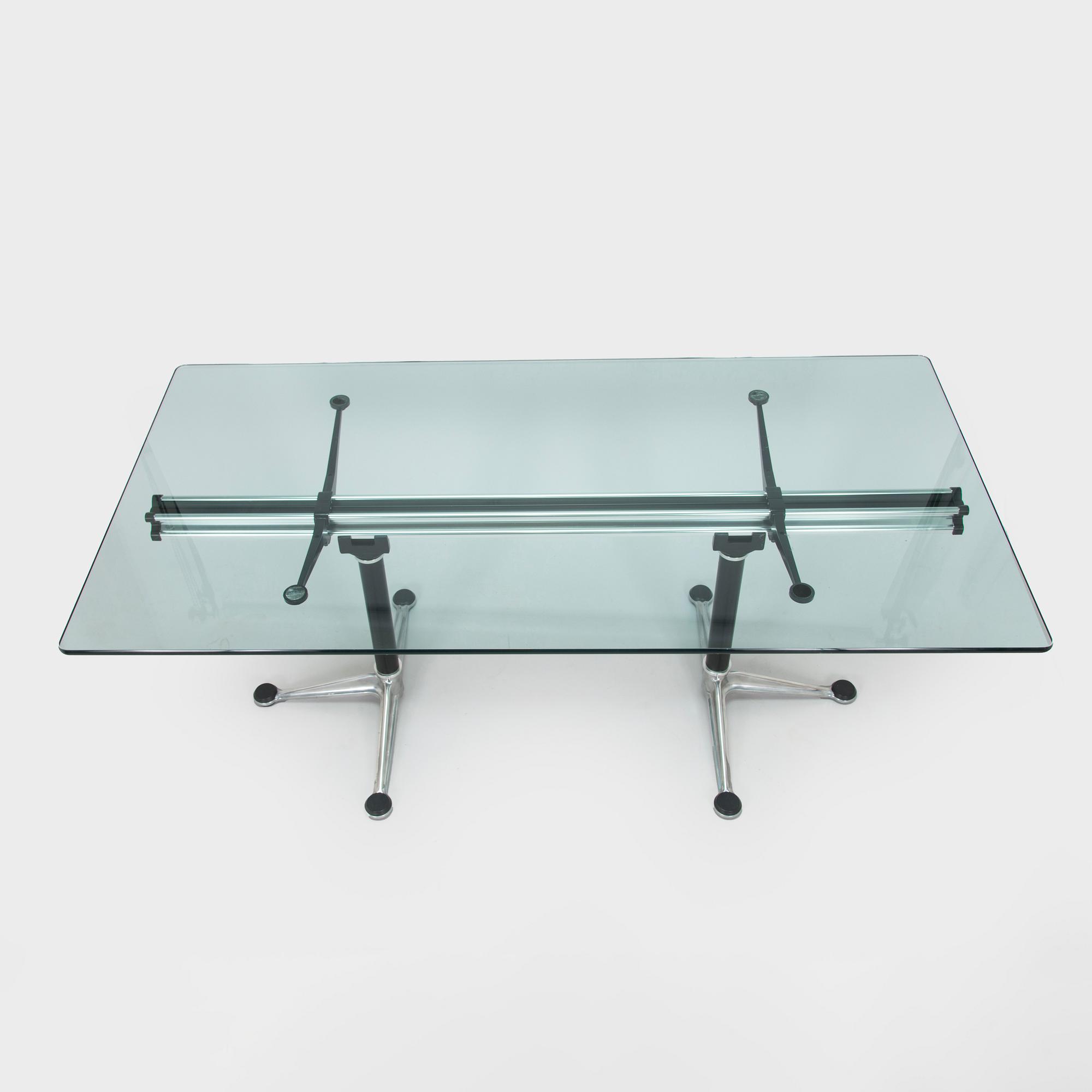 Bruce Burdick, a table, manufacturer ICF, late 20th century.