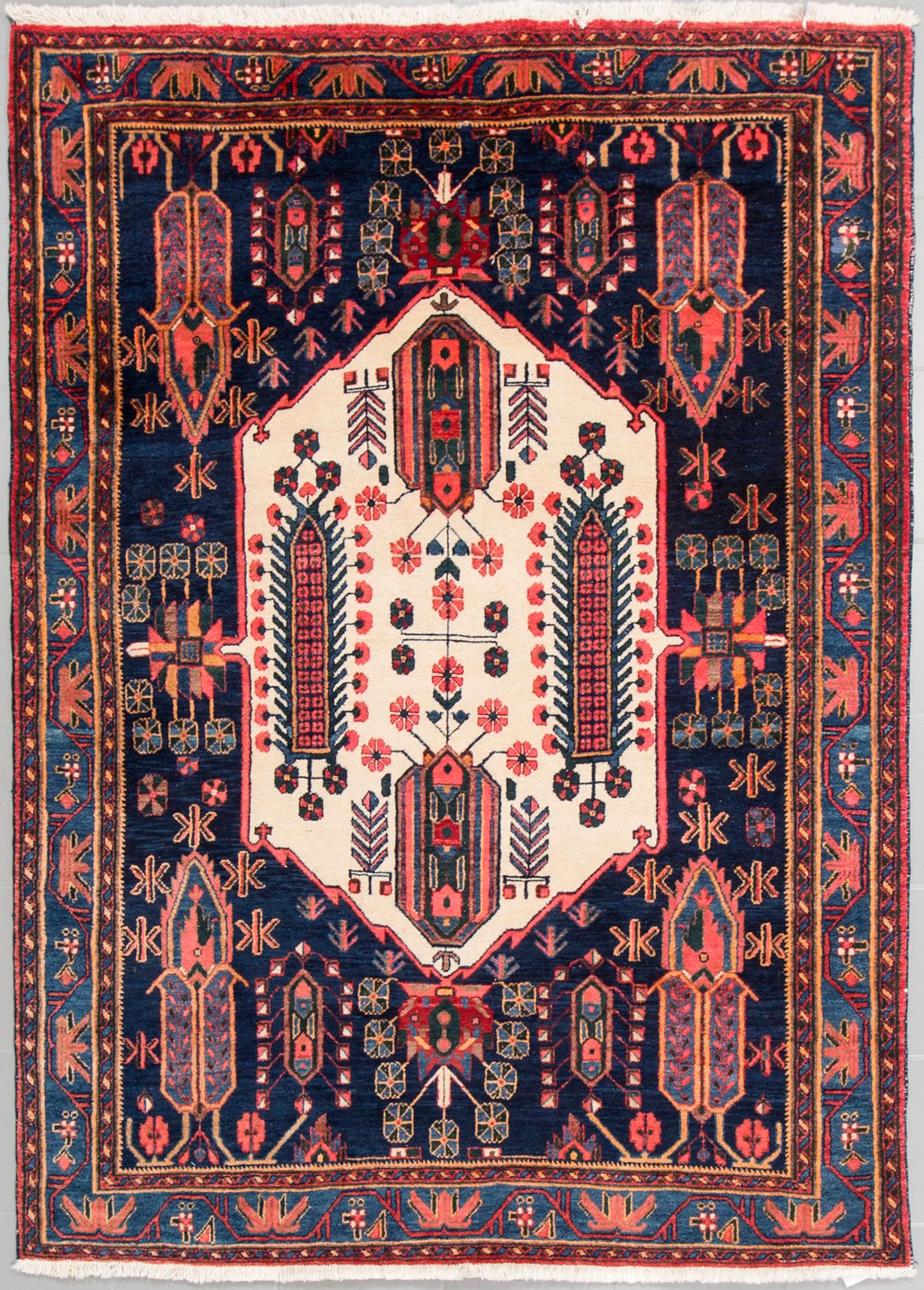 A north west persian rug, 218 x 159 cm.