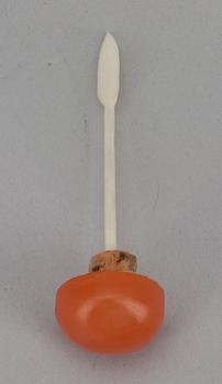 SNUSFLASKA, porslin, Kina 1800-talets slut.