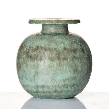 Gunnar Nylund, a unique stoneware vase, Rörstrand, mid-20th century.