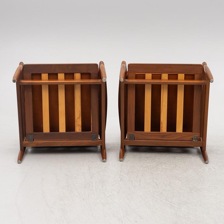 Erik Wørts, a pair of 'Kolding' easy chairs, Ikea, 1960s.