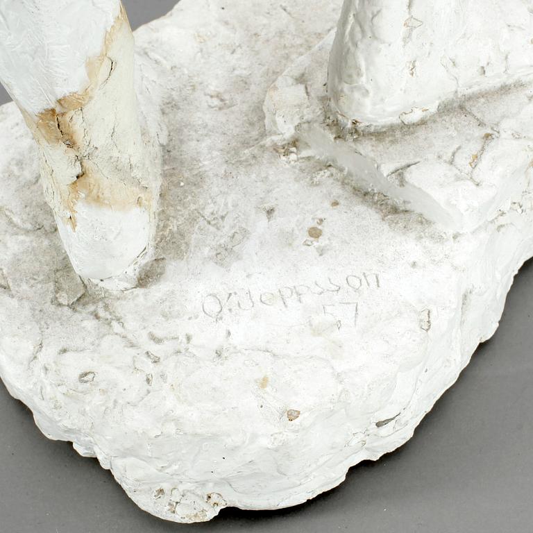 OKÄND KONSTNÄR, gips, signerad, daterad -57.