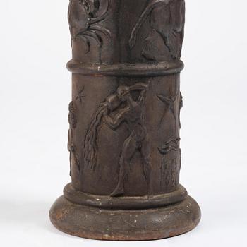 Johannes Dahl, piedestal, "Solvisare", Näfveqvarns bruk, Swedish Grace.