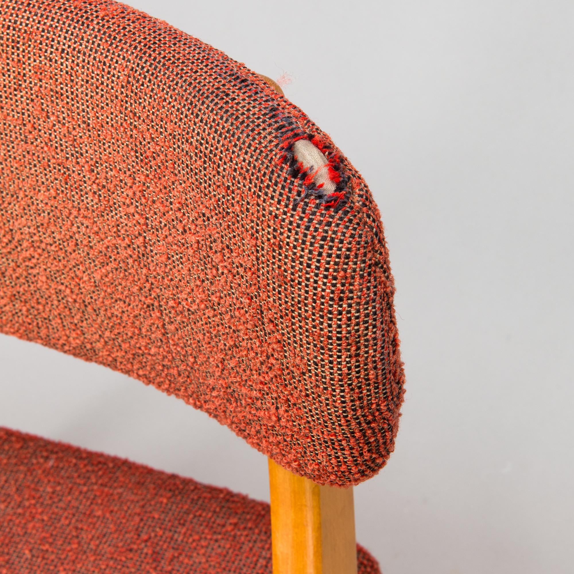 Ilmari Lappalainen, stol, "Bambino" modell 2429, Asko 1900-talets mitt.