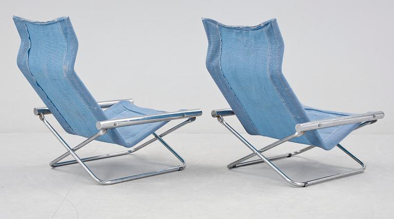 FÅTÖLJER, ett par, "NY Chair", Takeshi Nii, formgiven 1958.