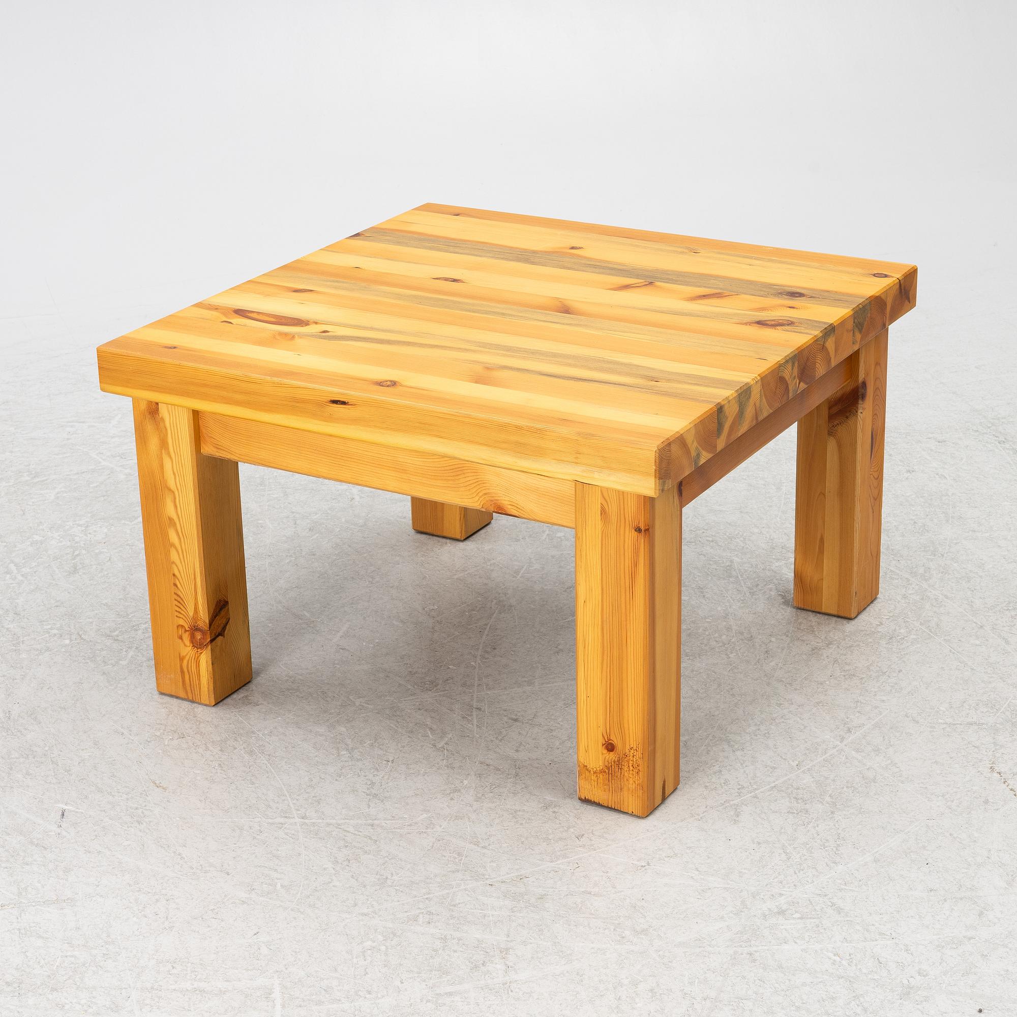 Coffee table, pine, Stockholms Träinrednings AB (Trä-Inn), 1970s.