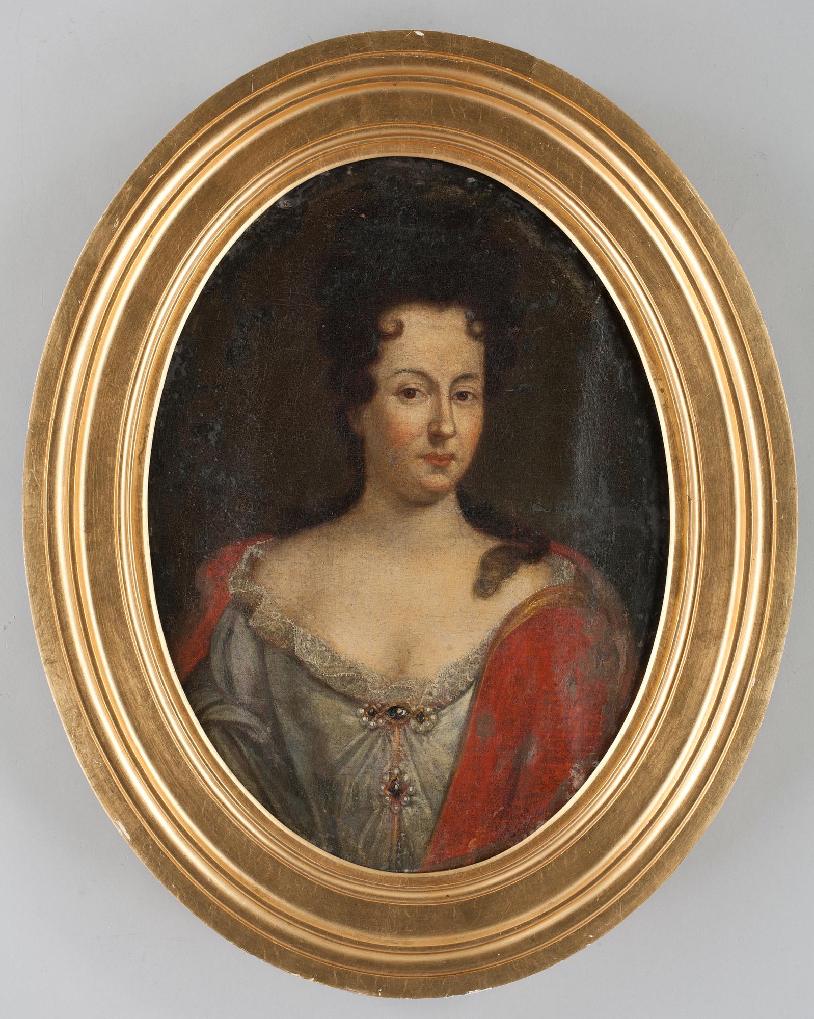 OKÄND KONSTNÄR, olja på duk, 1700-talets första hälft.
