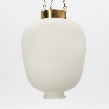 A glass ceiling light, second half of the 20th Century.
