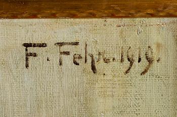 FRIEDRICH FEHR, olja på duk, signerad och daterad 1919.