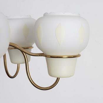 A Swedish Modern ceiling lamp, 1940s/50s.