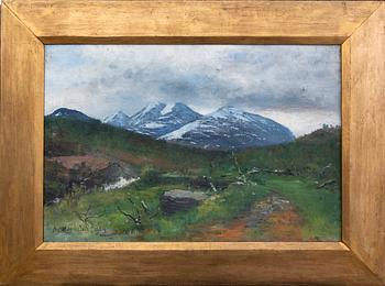 Olof Hermelin, oil on canvas signed and dated 1909.